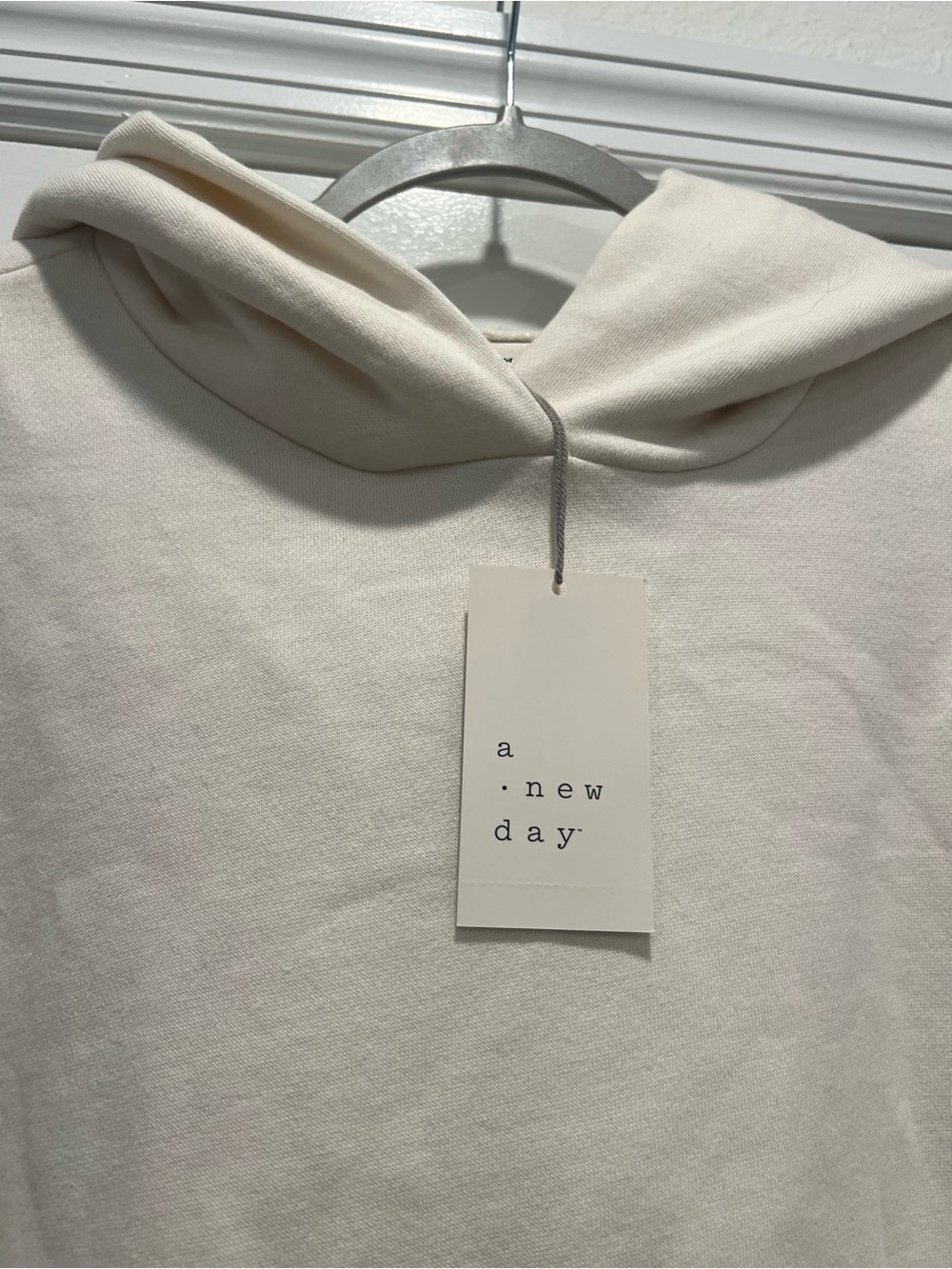 NWT A New Day Cream Hooded Sweatshirt XXL - Picture 4 of 9